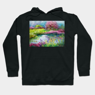 Blooming pond Hoodie